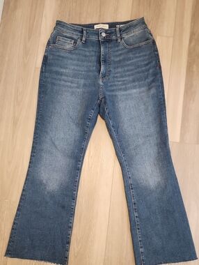 Warp + Weft Women's Medium Blue Flare Jeans